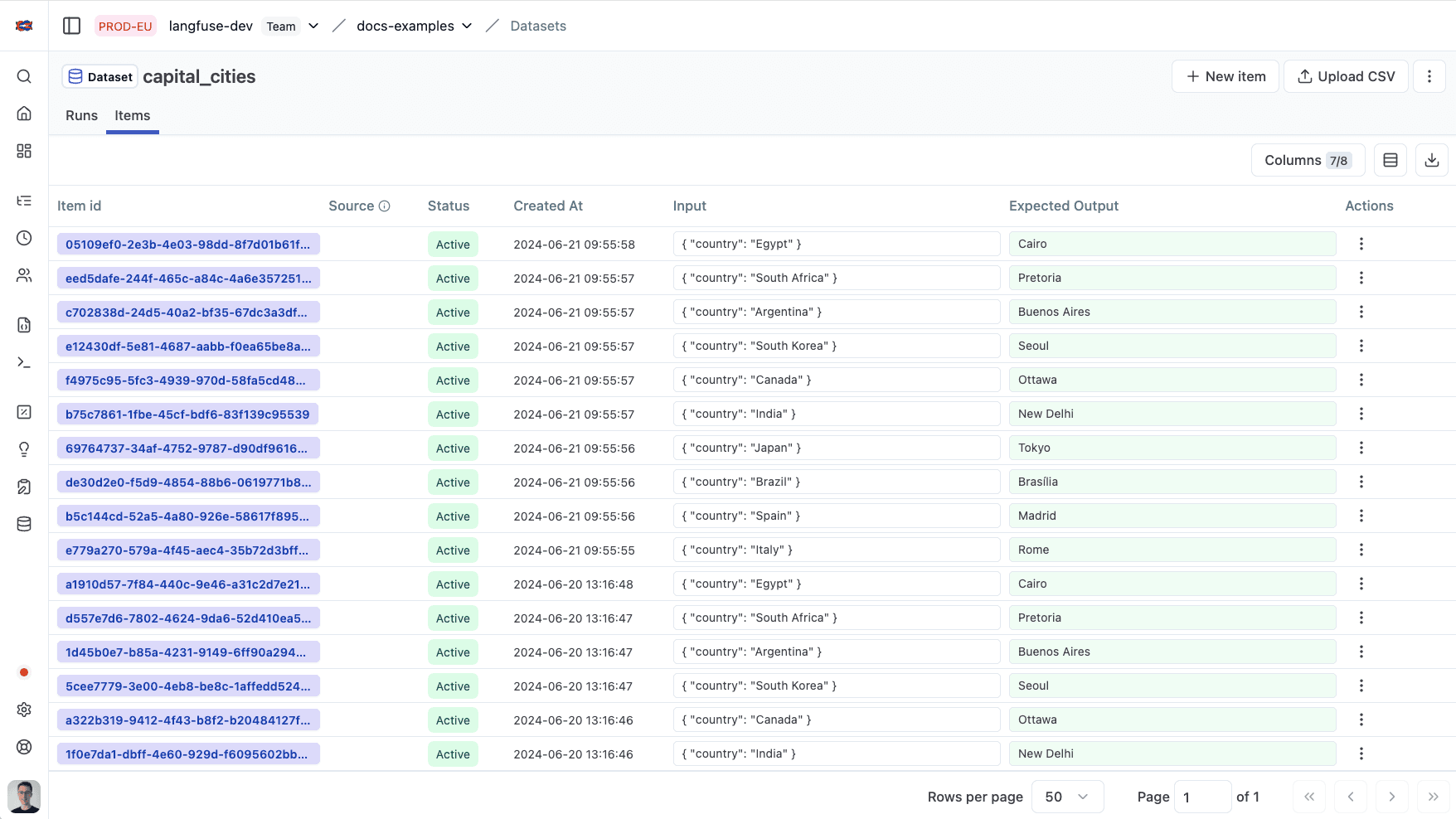 Datasets